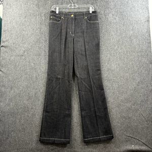 Escada Exclusively for Neiman Marcus Jeans Women's 40 EU Medium Bootcut Metallic